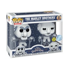 Funko POP! Muppets Christmas Carol The Marley Brothers Glow in the Dark Figures