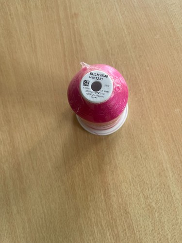 1231 pink sulky rayon - ,