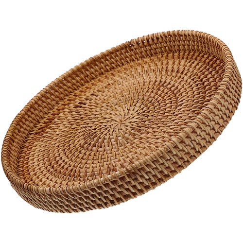 Rattan storage basket wicker - storage,
