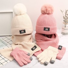 Girls and Boys Hat Gloves