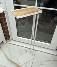 Slim metal & wood table Side Table/sofa table -Top 23 x 13 X H 73cm