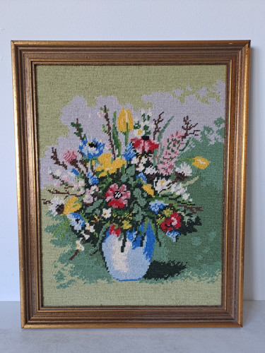 Floral bouquet framed - floral,