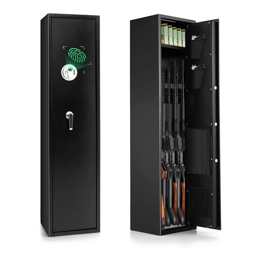 Costway rifle gun safe long - costway, 5-rifle