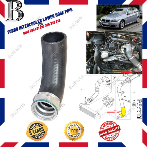 Intercooler lower hose pipe - intercooler,