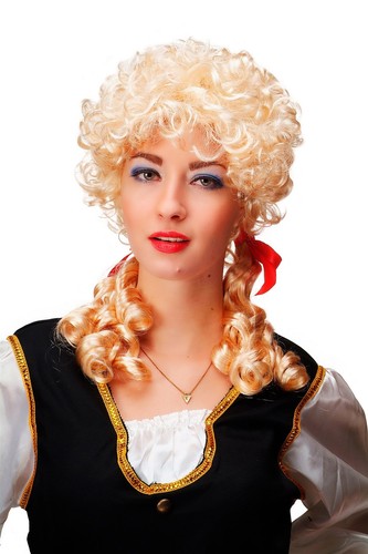 Wig carnival baroque - baroque, blonde