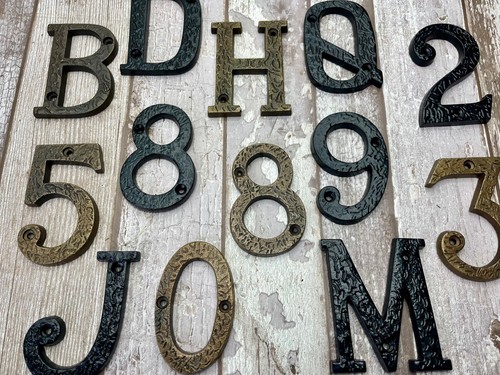 Cast iron numbers - numbers, /letters-