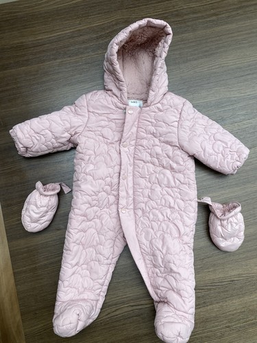 Baby girls pink quilted - m&s,