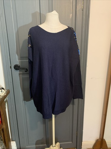 London navy sequinned - navy, stars