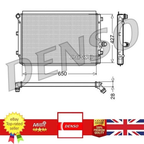Engine cooling radiator for - cooling,