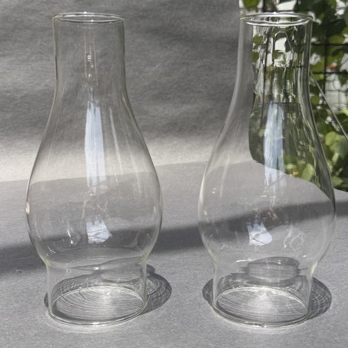 Pair glass chimney - glass,