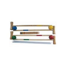 Garden Croquet Game 4 Wooden