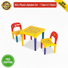 Kids Table and Chair Set ABC
