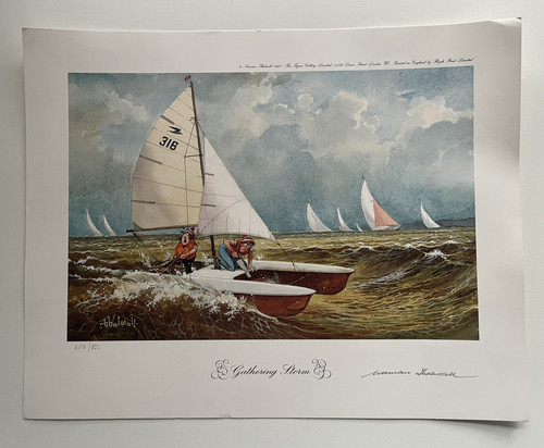 Gathering storm print signed - gathering,