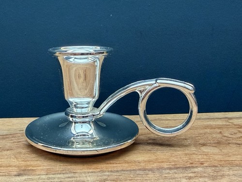 Lovely silver plated chamber - silver, plated?