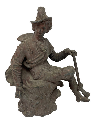 Antique mantle clock topper - mantle,