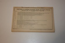 Timetable - London Country