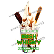 Ice cream van sticker Irish