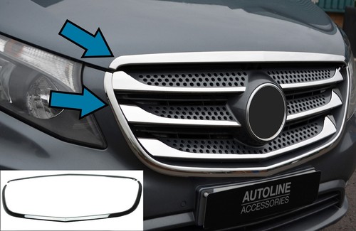 Chrome grille frame surround - frame,