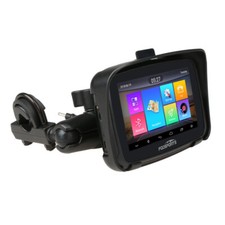 5'' Car Motorcycle Navigation GPS Navigator System Sat Nav Lifetime Free EU Maps