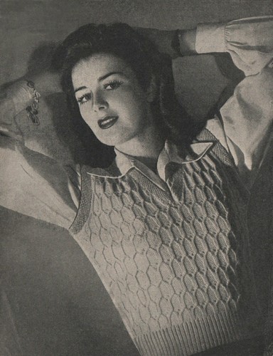Vintage knitting pattern 1940s - vintage,
