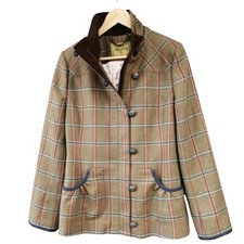 Dubarry Plaid Jacket 100% Wool