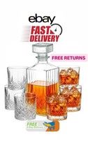 7 Pcs Crafted Glass Whiskey