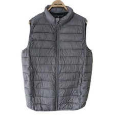 Grey Quilted Waistcoat Gilet