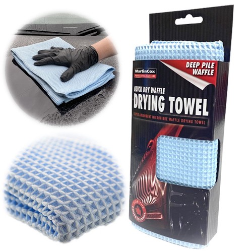 Waffle microfibre drying towel - waffle,