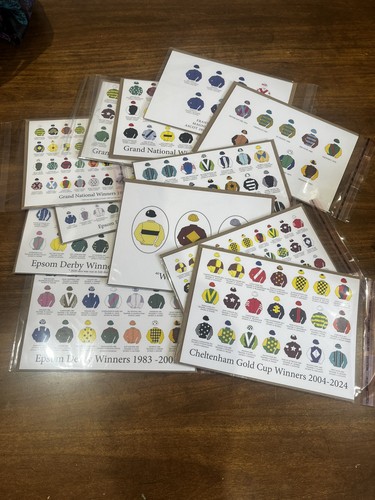 Horse racing greetings - , 9cards