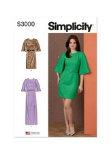 SIMPLICITY 3000 Misses Womens  Dresses, Dress SEWING PATTERN  10-18  *10% OFF*