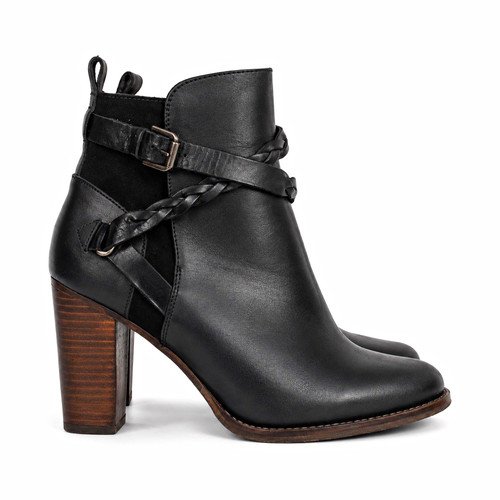 Massimo dutti black leather - dutti,
