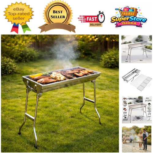 Sleek charcoal bbq grill with - charcoal,