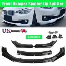 Golss Black Bumper Lip Chin Splitter Spoiler Kit For BMW 3 Series E90 E91 E30