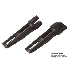 BikeTek Black Billet Aluminium Rear Foot Pegs To Fit Honda CB600 VFR800 CBR1100