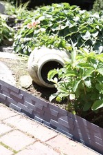 garden lawn/path/border edging,2.4m pack,brick effect,3 colours ideal for curves