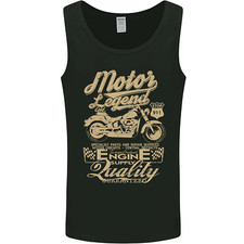 Motor Legend Biker Motorbike Motorcycle Mens Vest Tank Top