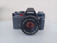 **READ** Konica Autoreflex TC 35mm SLR Film Camera Hexanon  AR Lens 50mm f1.8