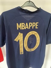 Kylian Mbappe Hand Signed