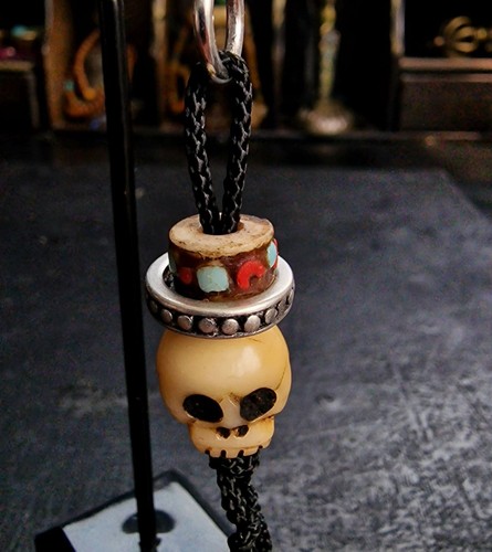 Tibetan kapala amulet - tibetan, –