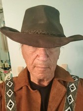 Vintage Leather Hat is an MGM movie prop over60 years old( lost documentation