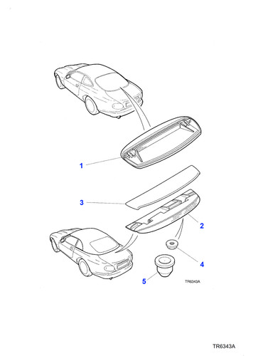 Jaguar lamp cover xk8 4 - xk8, 4.0