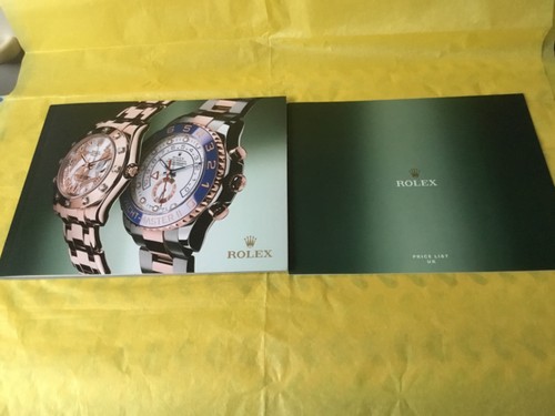 Rolex watch catalogue with - catalogue,