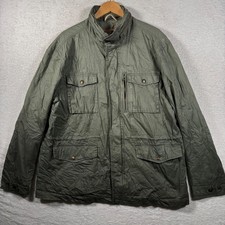 North Coast Men’s Military Style Field Jacket Size XL Olive Green Multi Pocket