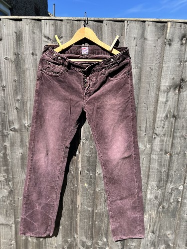 Prps men burgundy corduroy - burgundy,