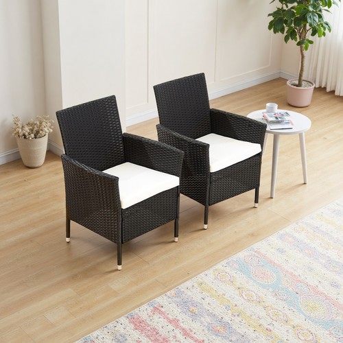 4pcs black rattan - 2/4pcs,