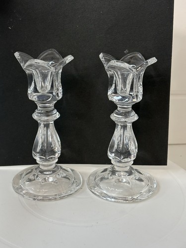Crystal candlesticks tulip - candlesticks, ~