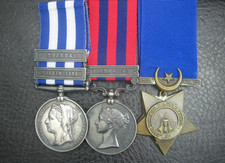 EGYPT SUDAN & IGS MEDAL GRP OFFICER BERKSHIRE SAVED TOFREK & MUDERED BURMA 1891