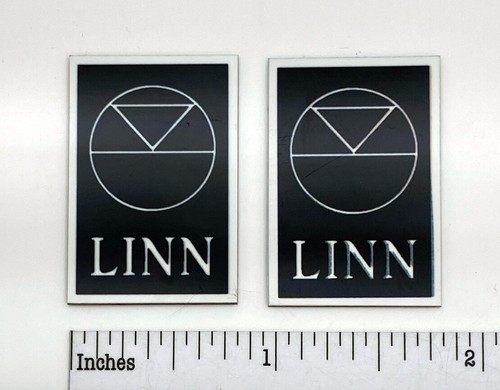 Linn speaker badge with - speaker, border