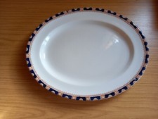 Antique Wood & Sons "Windsor" Royal Semi Porcelain oval serving plate/ platter