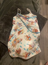 Pate De Sable Blue Fish Swim Wear Dress Silver And Blues Age 6 Years